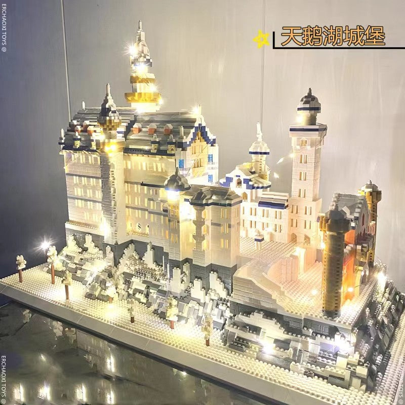 Swan Lake Castle Large Building Blocks High Difficulty Model