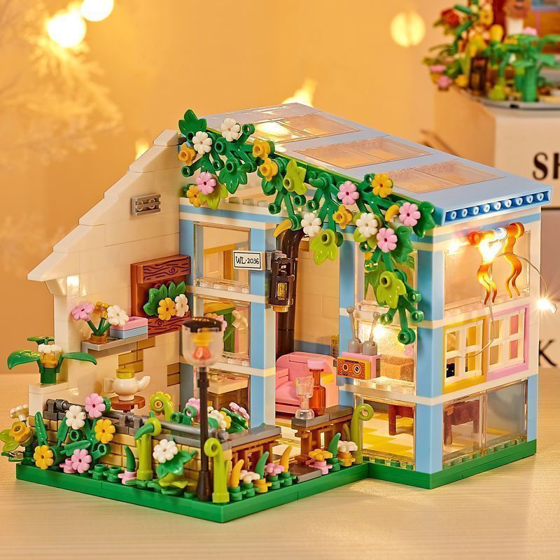 Sunshine Flower Room Mini Building Blocks DIY Princess Cabin