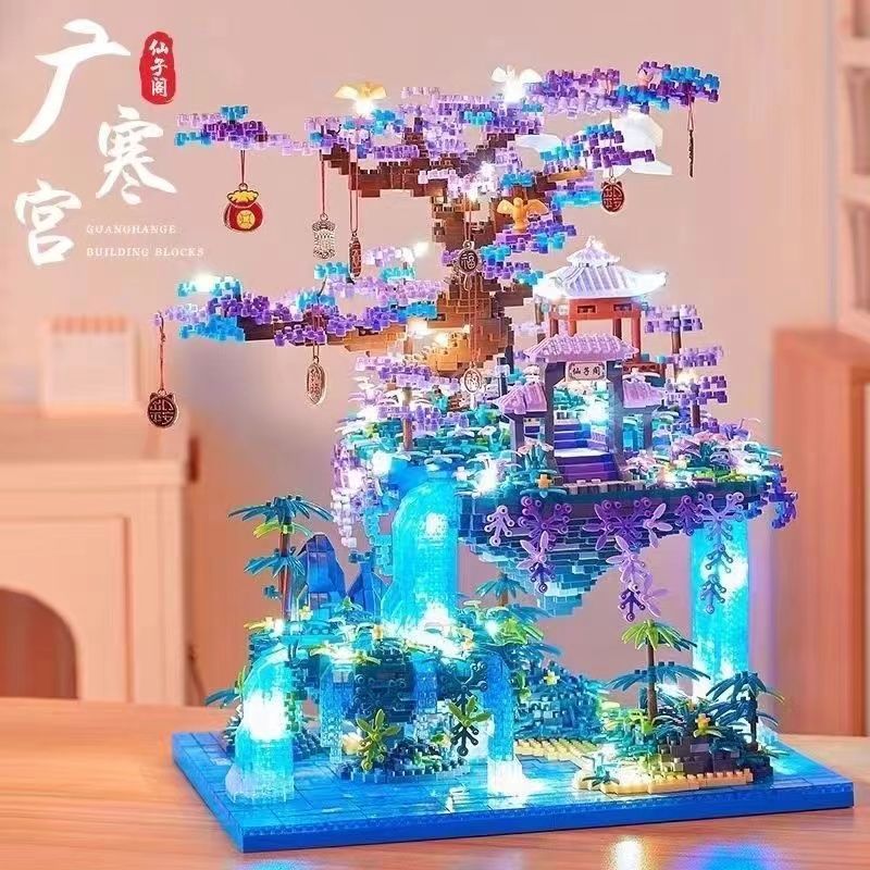 Fantasy Fairy Pavilion 24888-Piece Plastic Building Block Set