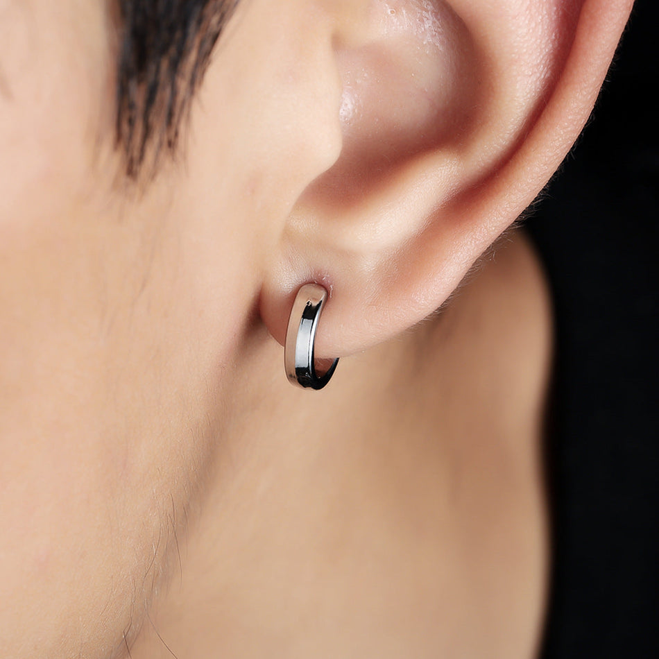 Unisex Light Luxury Ear Clip Earrings Retro Simple Design