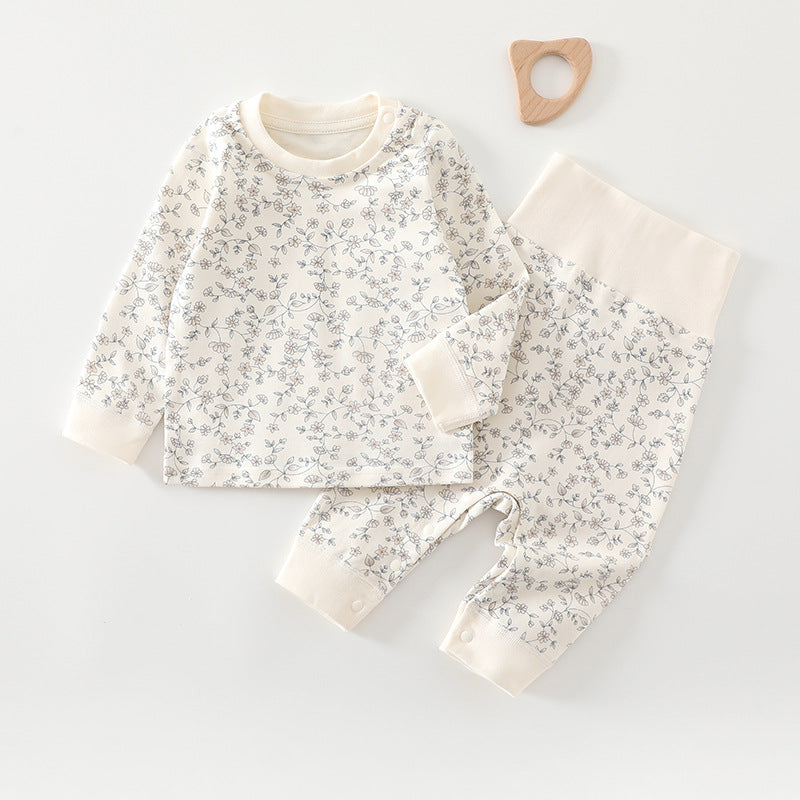 Baby 100% Cotton Warm Long Sleeve Pajama Set
