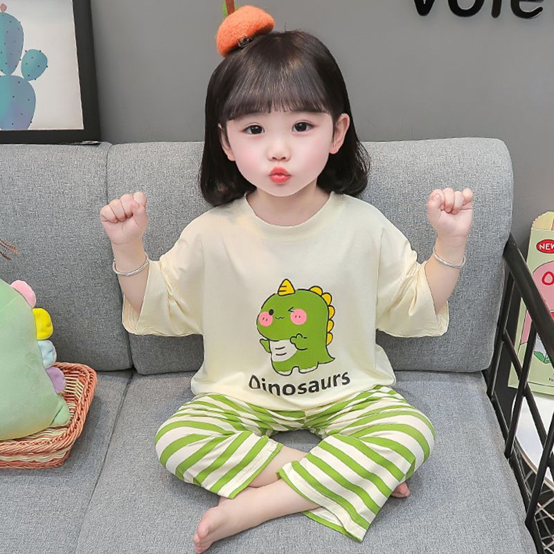Kids Modal Pajama Set – Lightweight Cartoon Homewear