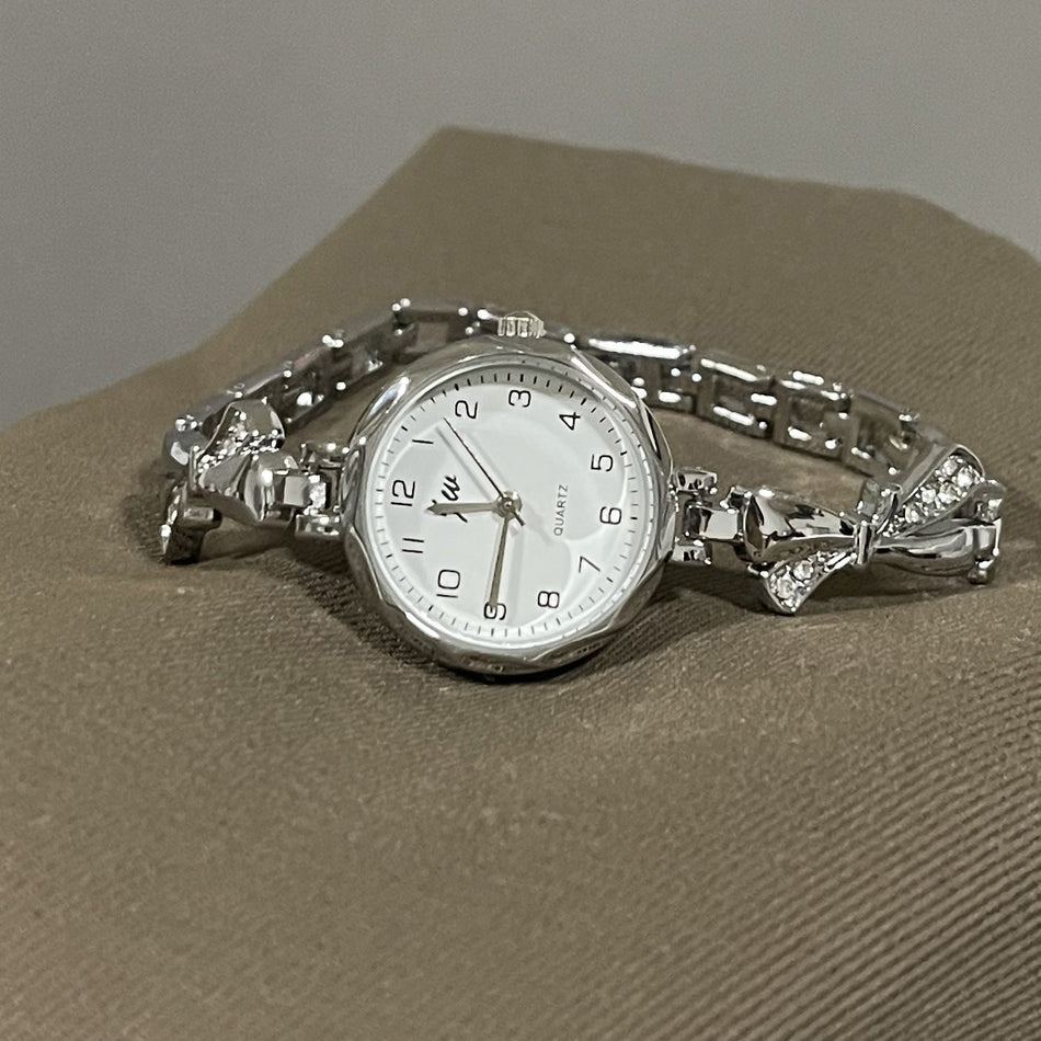 Women's Bow Bracelet Watch with Simple Cute Light Luxury Style