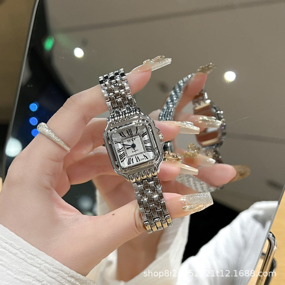 Women's Business Casual Quartz Watch with Steel Belt