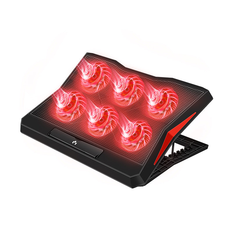 Adjustable Laptop Cooling Stand with Silent Multi-Speed Fan
