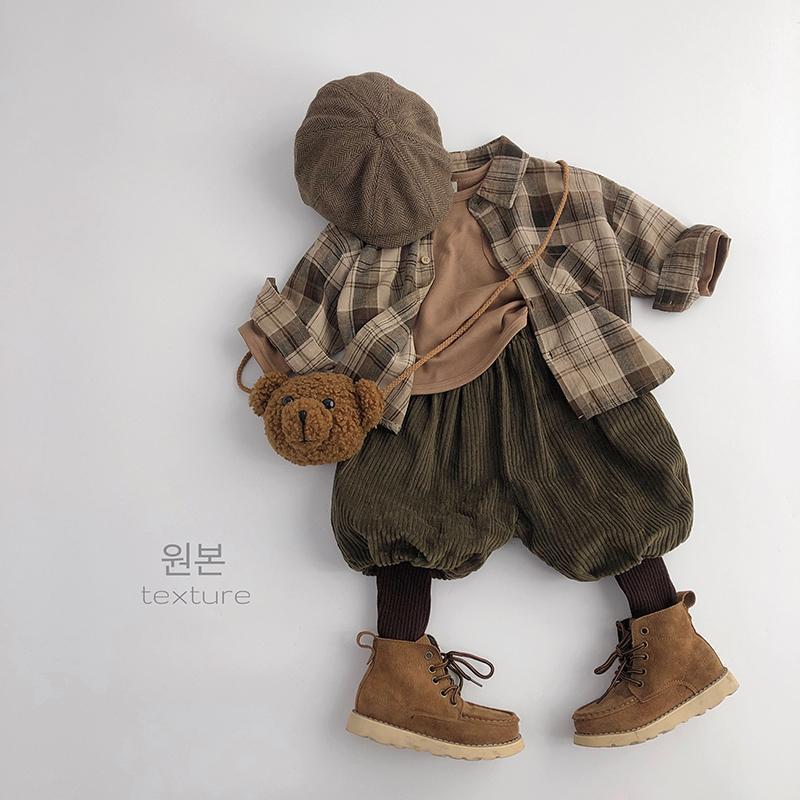 Boys' Plaid Shirt | Long Sleeve Casual Spring & Autumn Top
