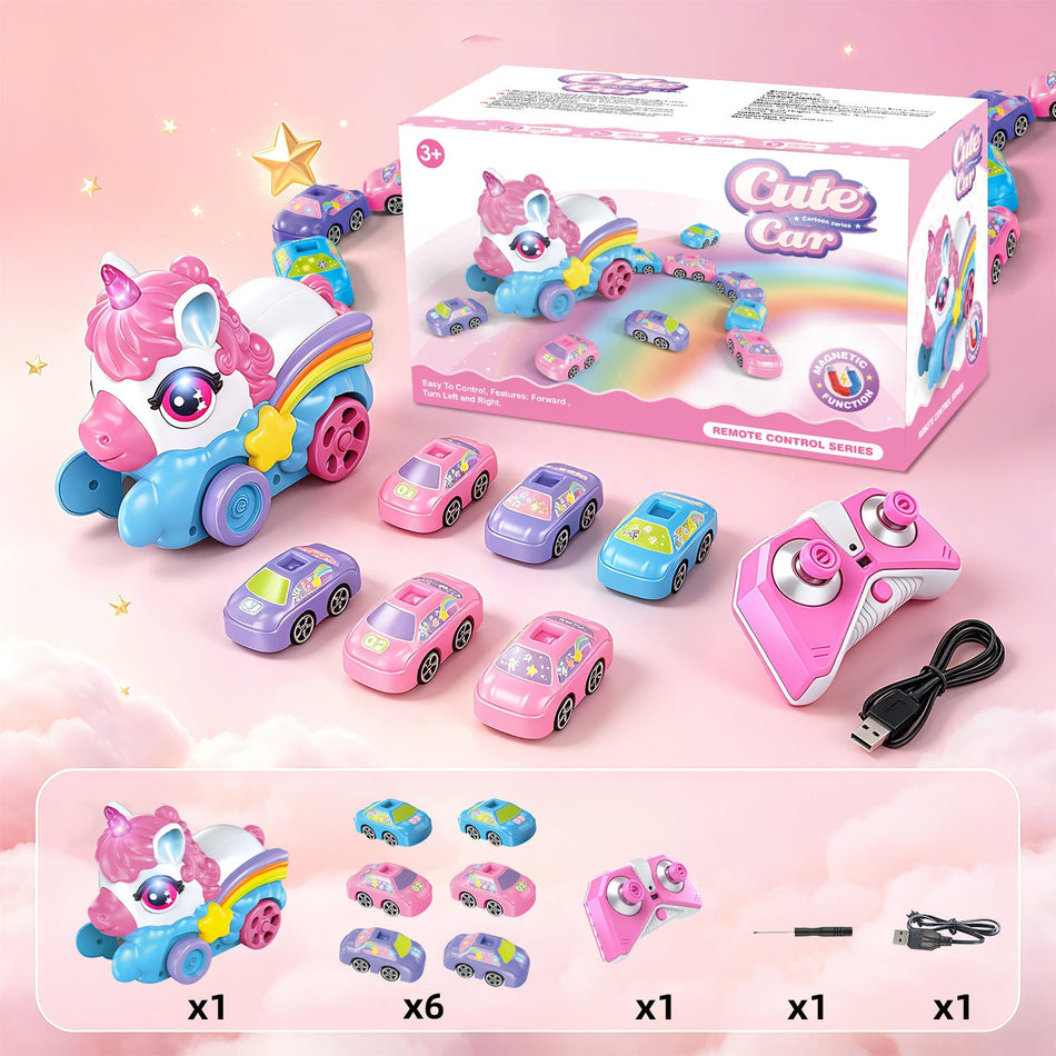 Remote Control Magnetic Greedy Unicorn Interactive Battle Toy Car