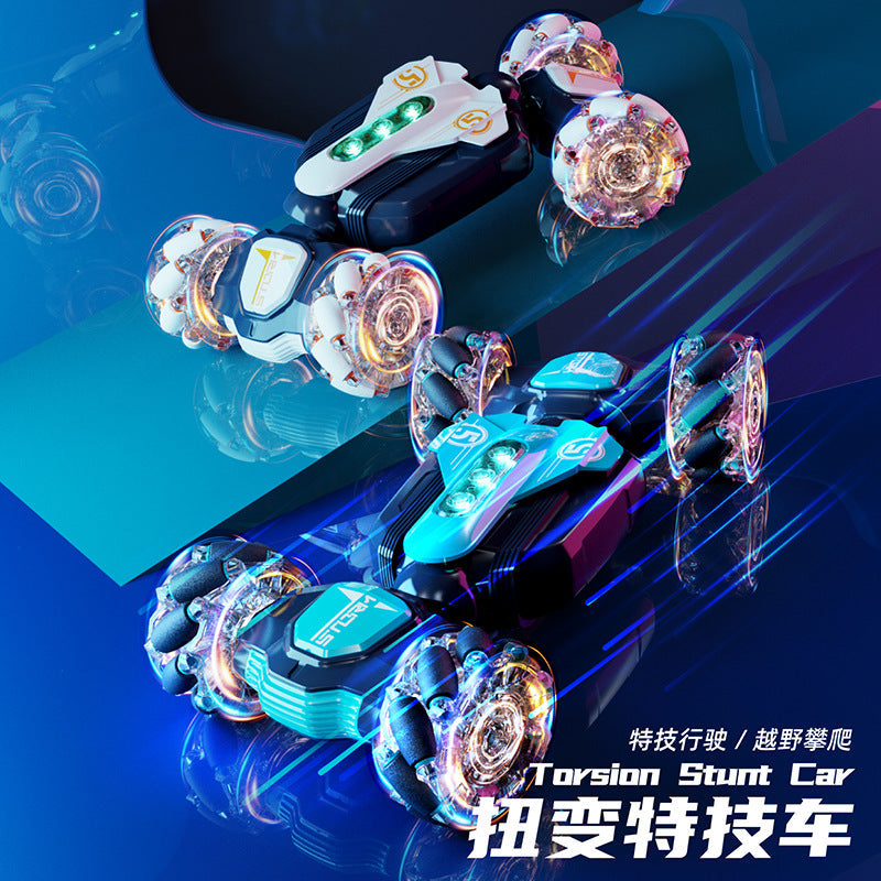 360° Gesture Sensing Twist Drift Car with Light and Spray