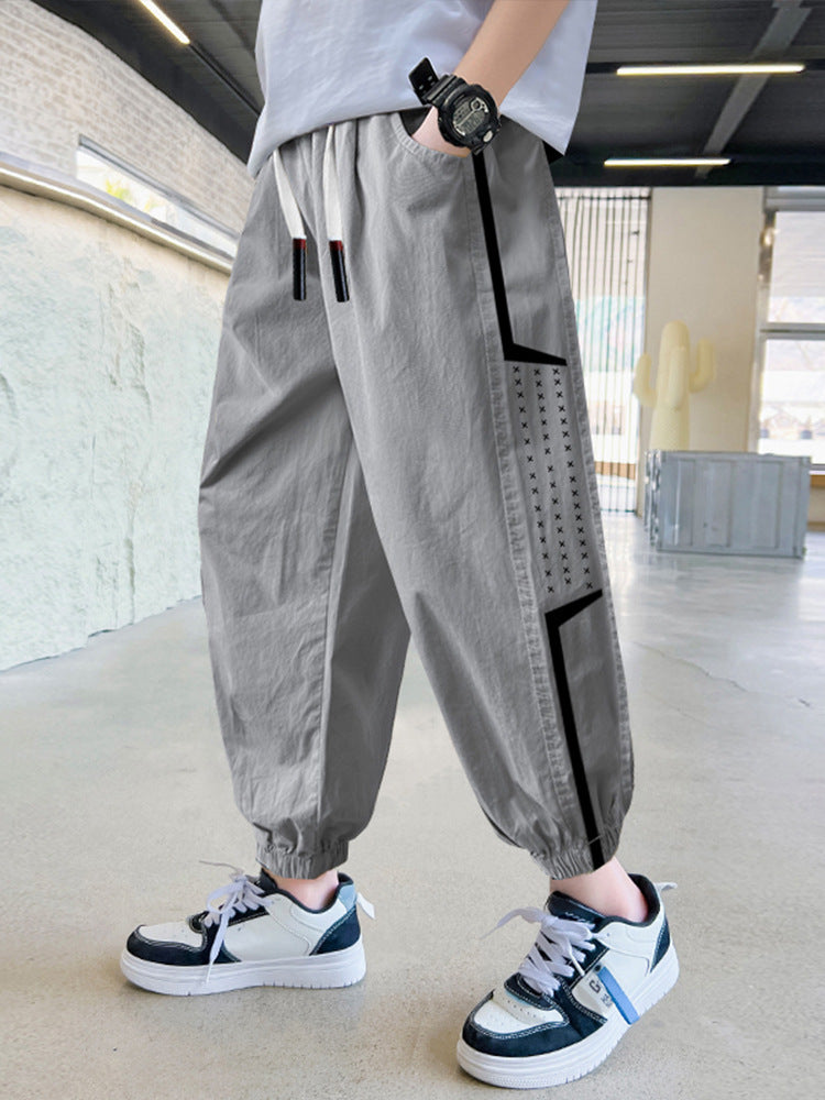Kids' Ice Silk Quick-Dry Pants with Mosquito-Proof Fabric