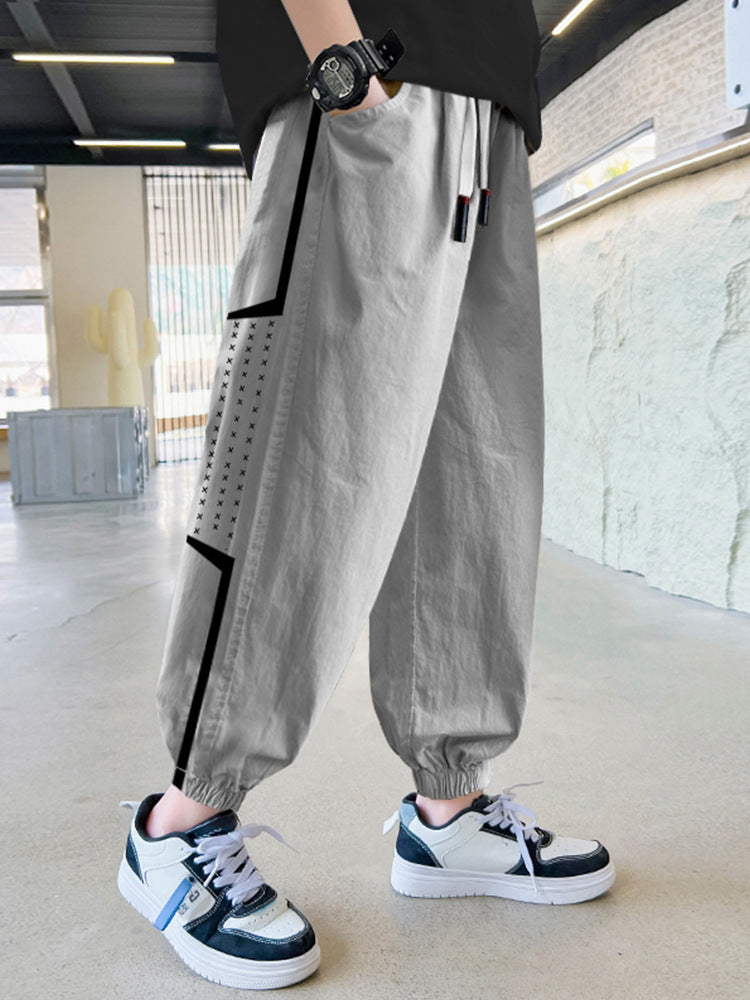Kids' Ice Silk Quick-Dry Pants with Mosquito-Proof Fabric