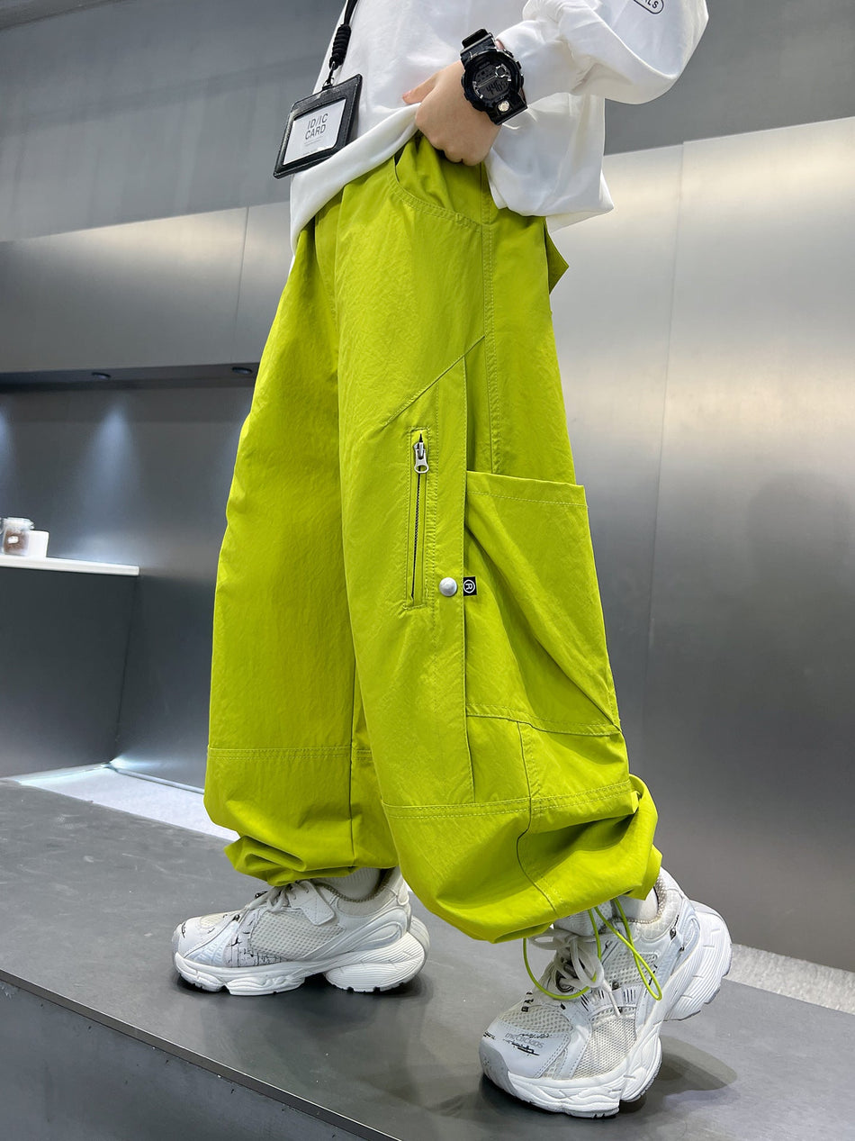 Boys' Cargo Overalls Casual Trendy Pants for Autumn