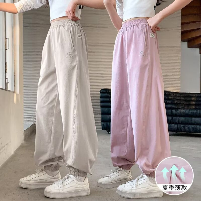 Girls' Casual Anti-Mosquito Summer Pants for Kids