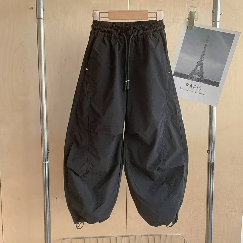 Boys' Breathable Quick-Dry Cargo Pants for Summer