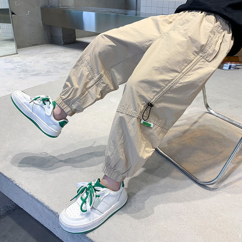 Boys' Korean Style Trendy Casual Track Pants