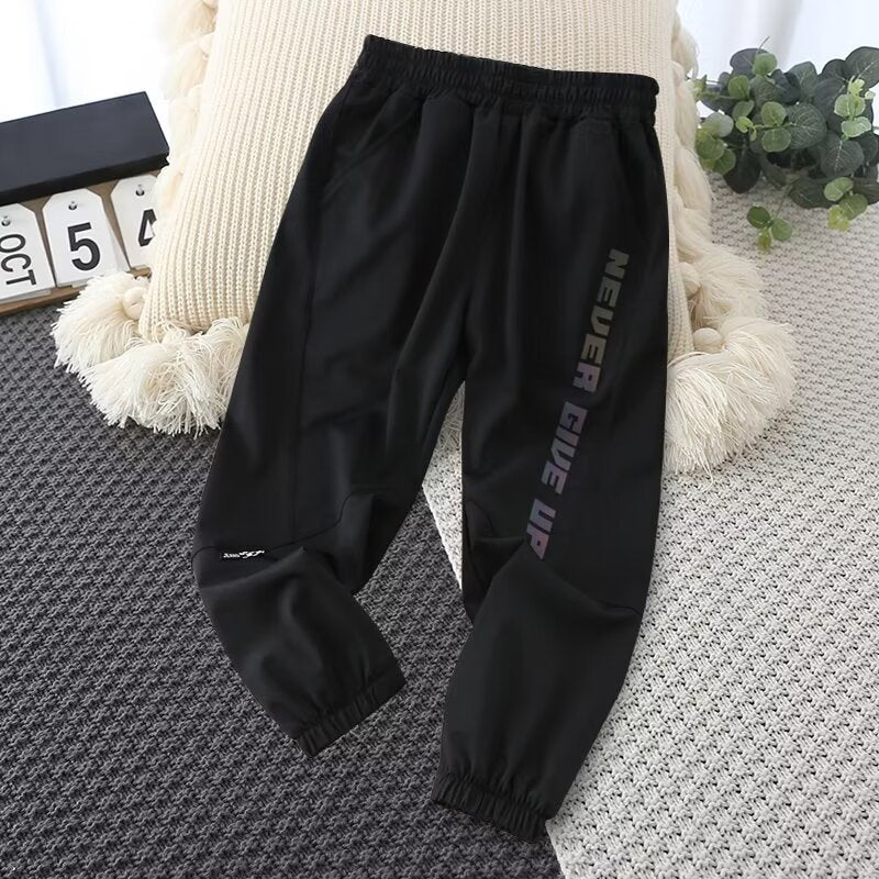 Boys' Ice Silk Quick-Dry Anti-Mosquito Sports Pants