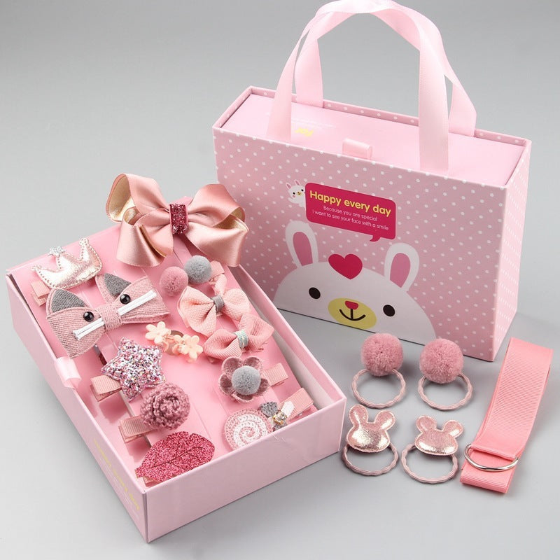 Kids' 18-Piece Korean Style Hairpin Gift Box Set