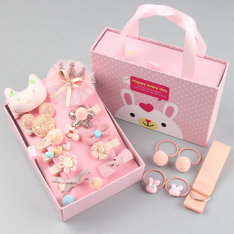 Kids' 18-Piece Korean Style Hairpin Gift Box Set
