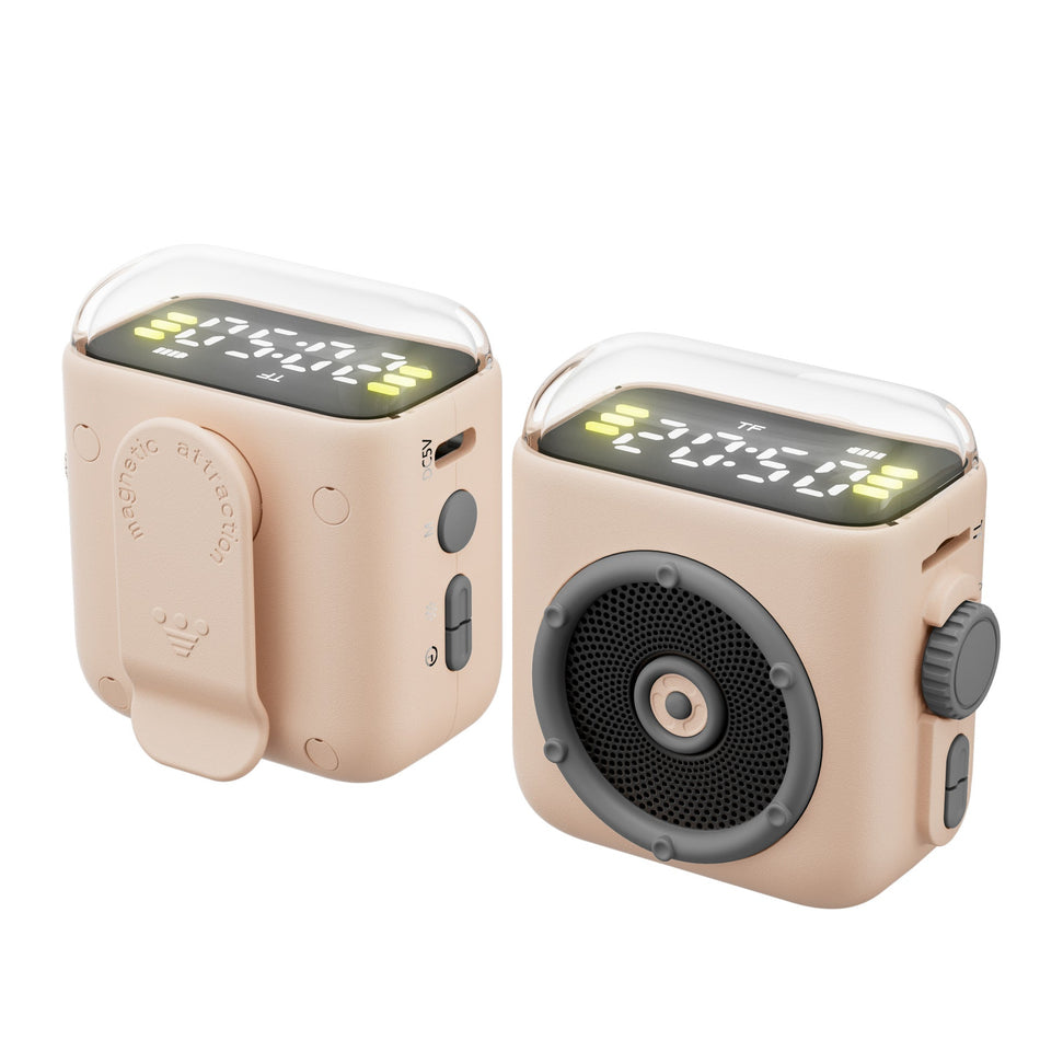 Handheld Magnetic Bluetooth Speaker Retro Cartoon Portable Mini