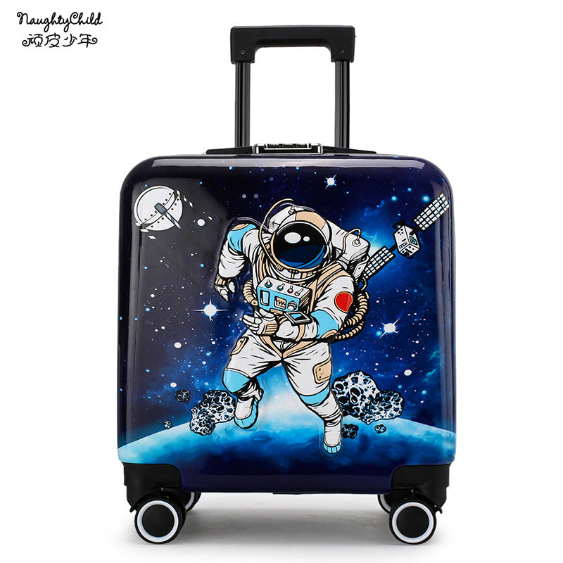 20-Inch Anime Cartoon Spinner Travel Suitcase