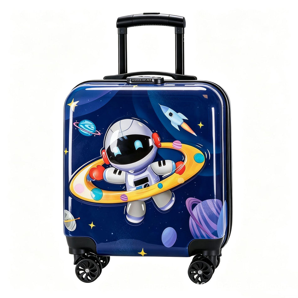 Kids' 18-Inch Cartoon Kindergarten Trolley Luggage