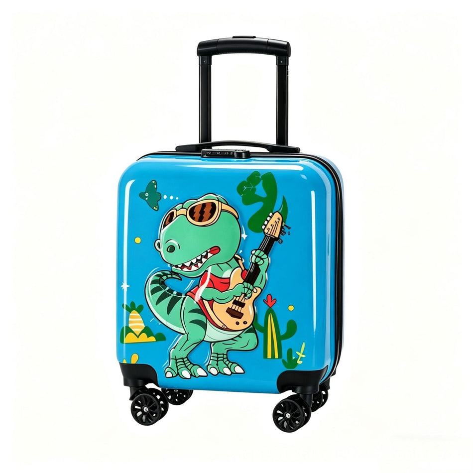 Kids' 18-Inch Cartoon Kindergarten Trolley Luggage