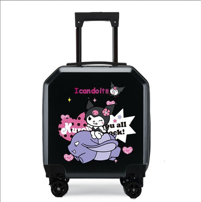 Kids' Custom Cartoon Trolley Case with Logo Print