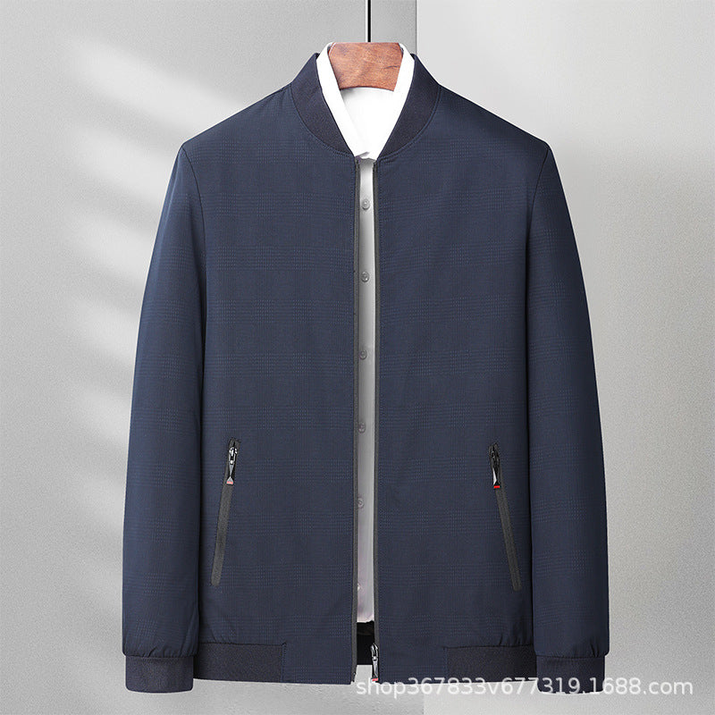 Men's Middle-Aged Anti-Wrinkle Thin Autumn Jacket