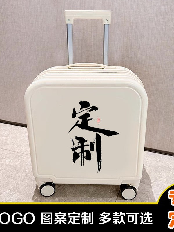 Kids' Cartoon Ride-On Suitcase with Cup Holder