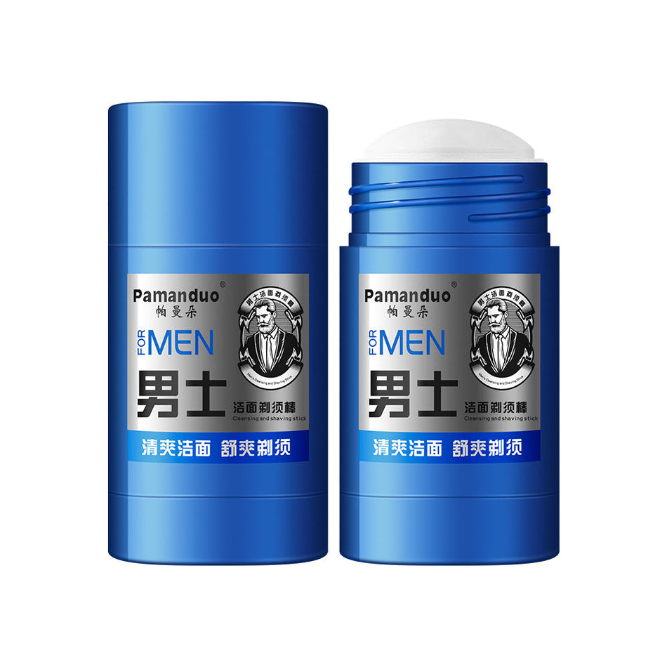 Pamanduo Men's Cleansing Shaving Stick Moisturizing Cream