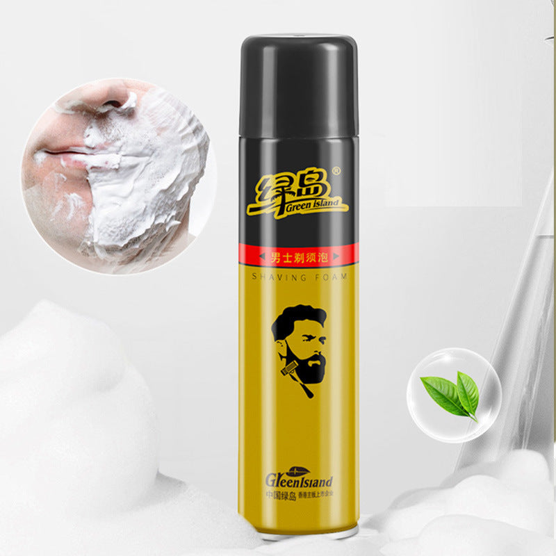 Green Island Men's Shaving Foam, Two-in-One Cleansing Gel