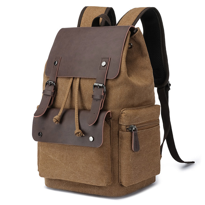 Men's Vintage Leather 14" Laptop Backpack