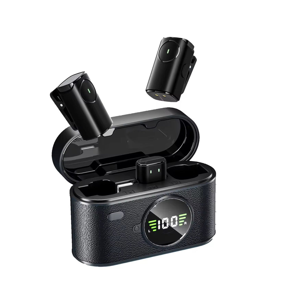 SX101 Wireless Lavalier Microphone AI Noise Reduction Phones