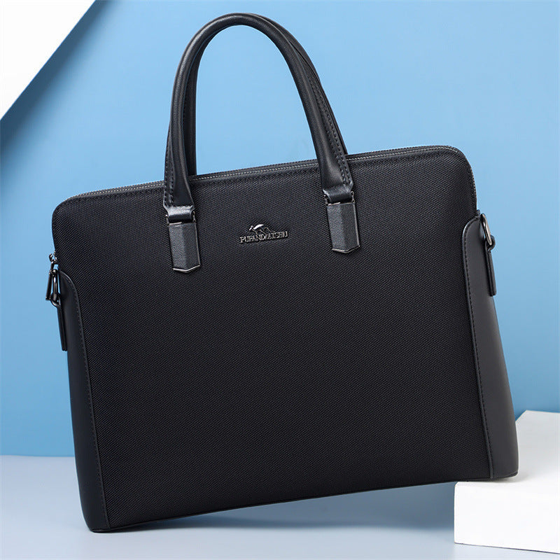 Men's Laptop Waterproof Oxford Business Briefcase Bag