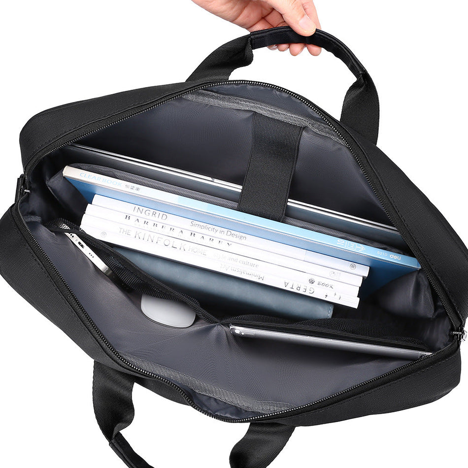 Men's Laptop Waterproof PVC Business Briefcase Bag