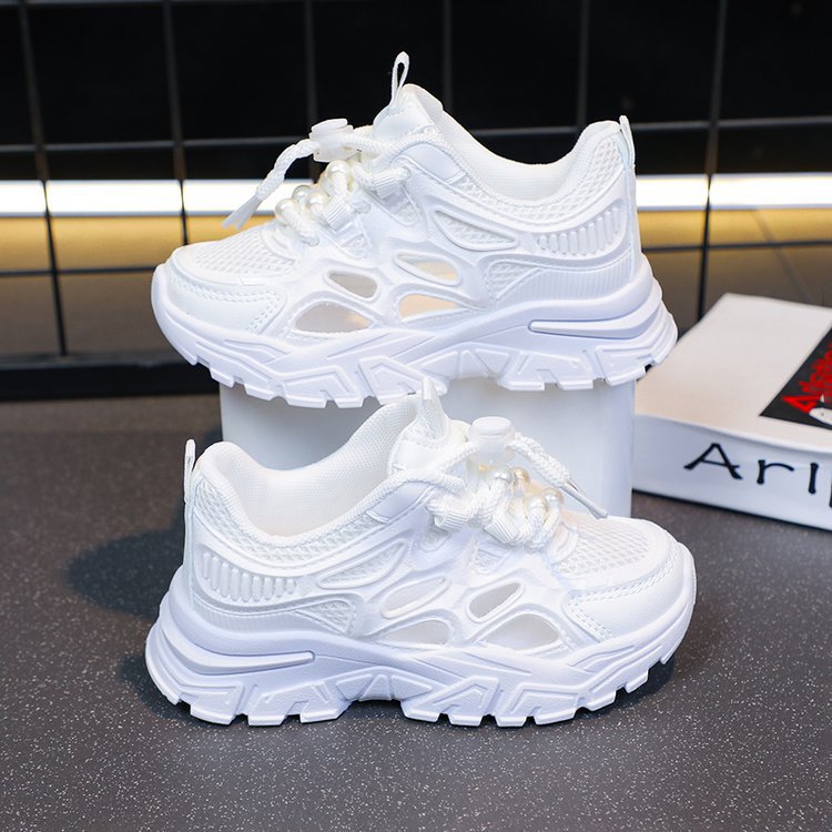 Kids' Breathable Mesh Dad Shoes Korean Style Casual Sneakers