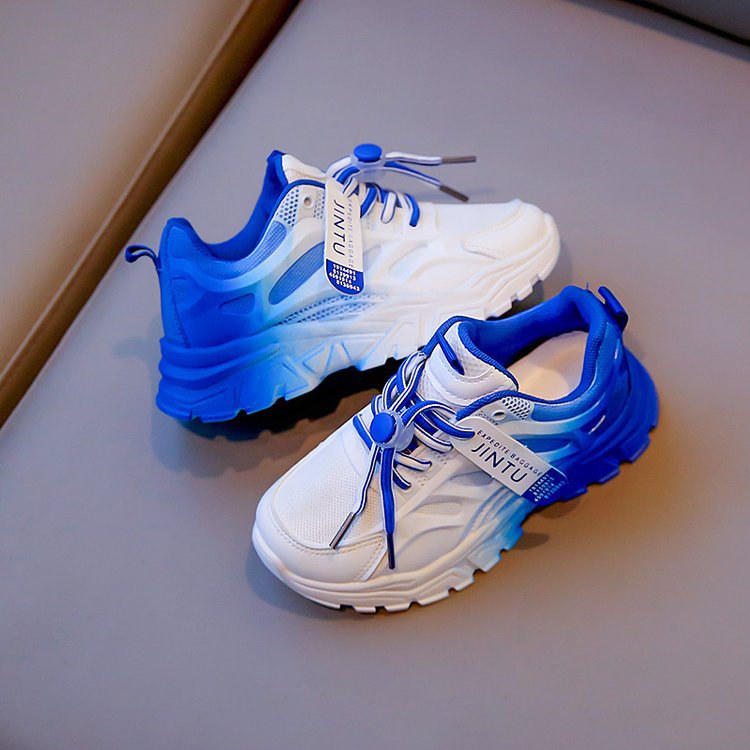Girls' Breathable Mesh Dad Shoes Artificial Leather Sneakers
