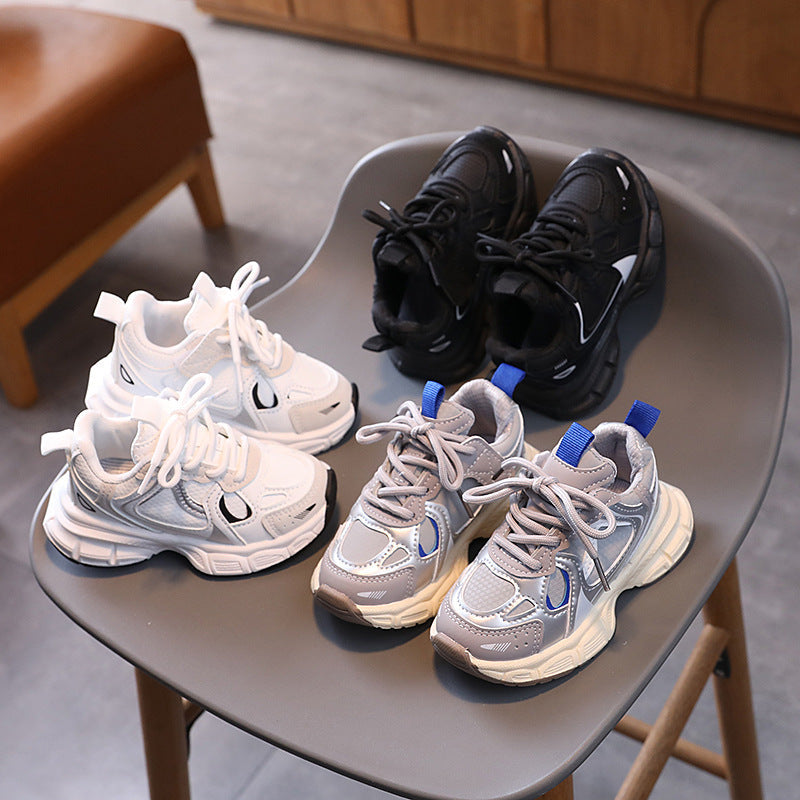 Kids Soft Sole Sneakers Non Slip Breathable Sports Shoes
