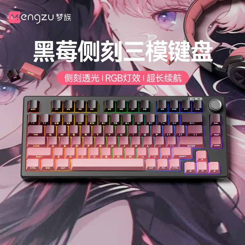 Dream Tribe Z75Pro Wired Keyboard with Silent Mechanical Feel