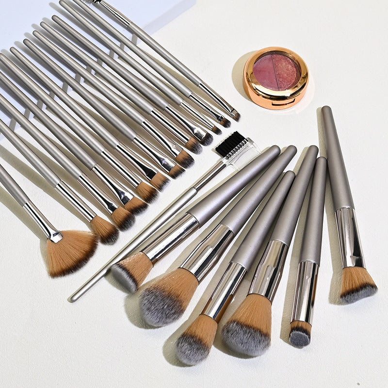 20-Piece Champagne Makeup Brush Set Eyeshadow Powder Tools