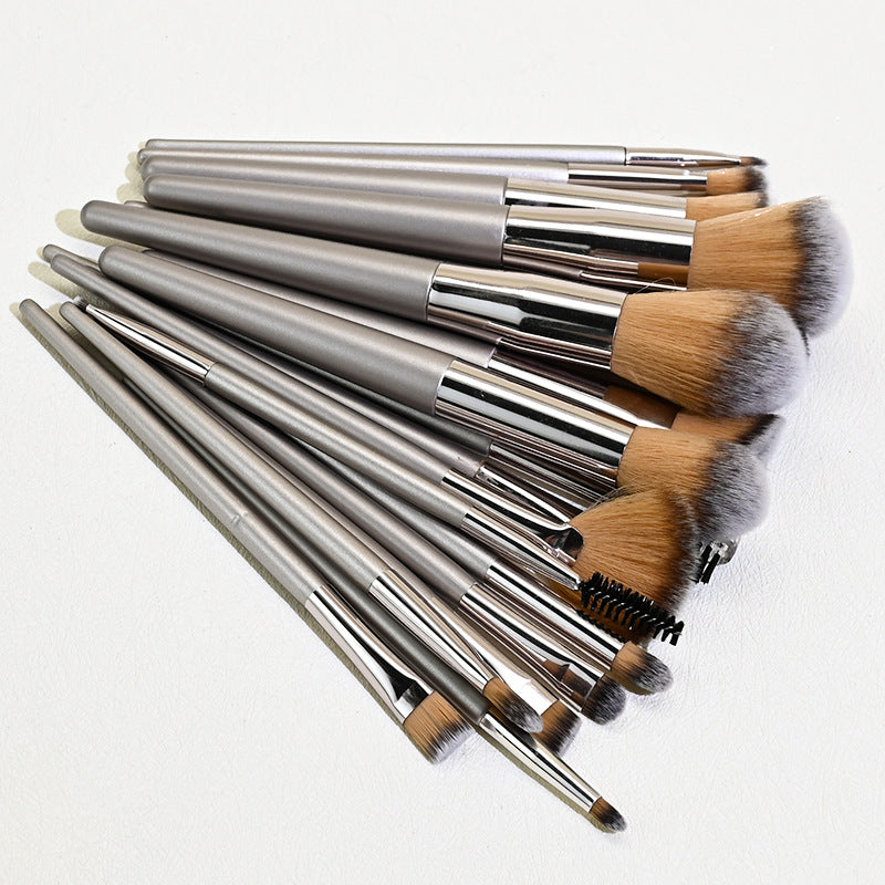20-Piece Champagne Makeup Brush Set Eyeshadow Powder Tools