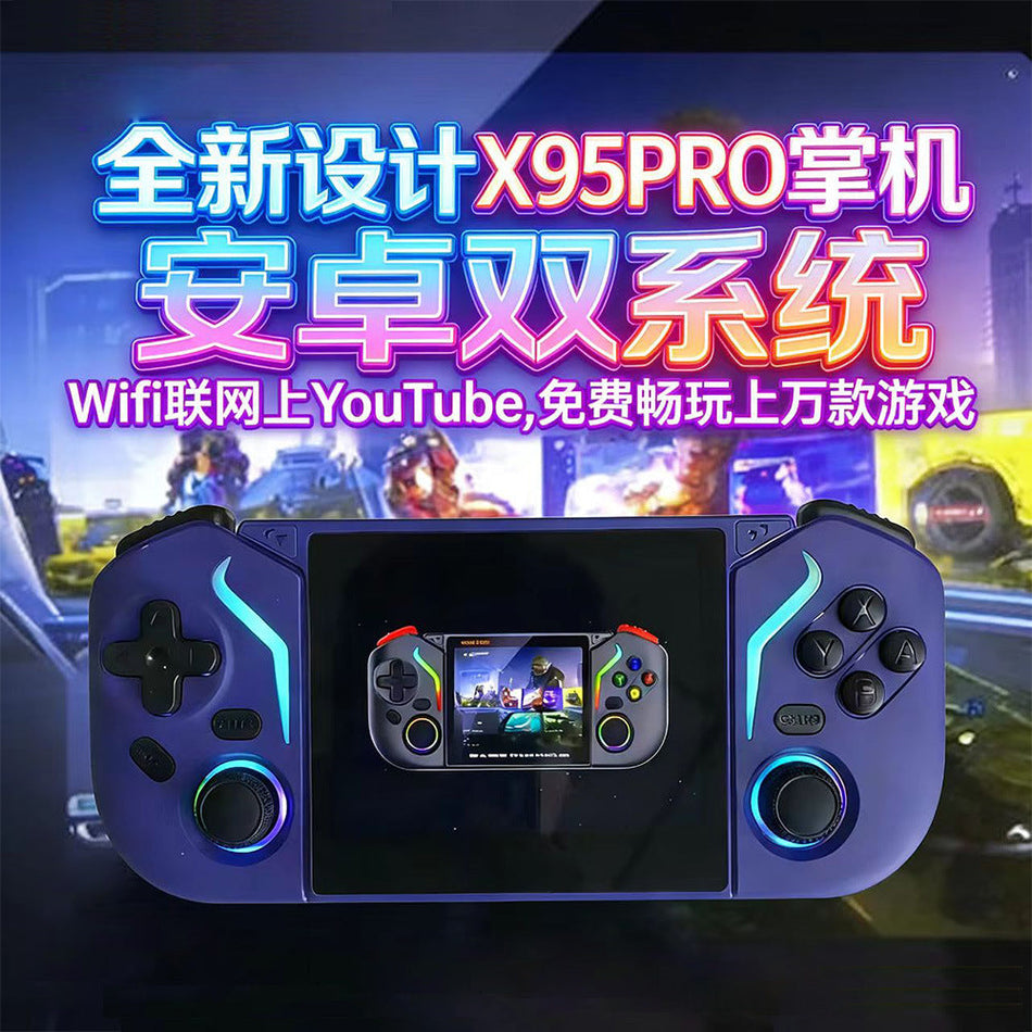 X95Pro Handheld Game Console with IPS Screen and WiFi