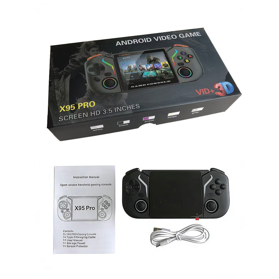X95Pro Handheld Game Console with IPS Screen and WiFi