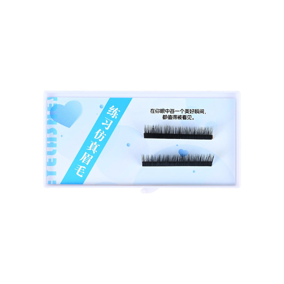 Simulation Eyebrow Practice Tool Black Real Hair Effect