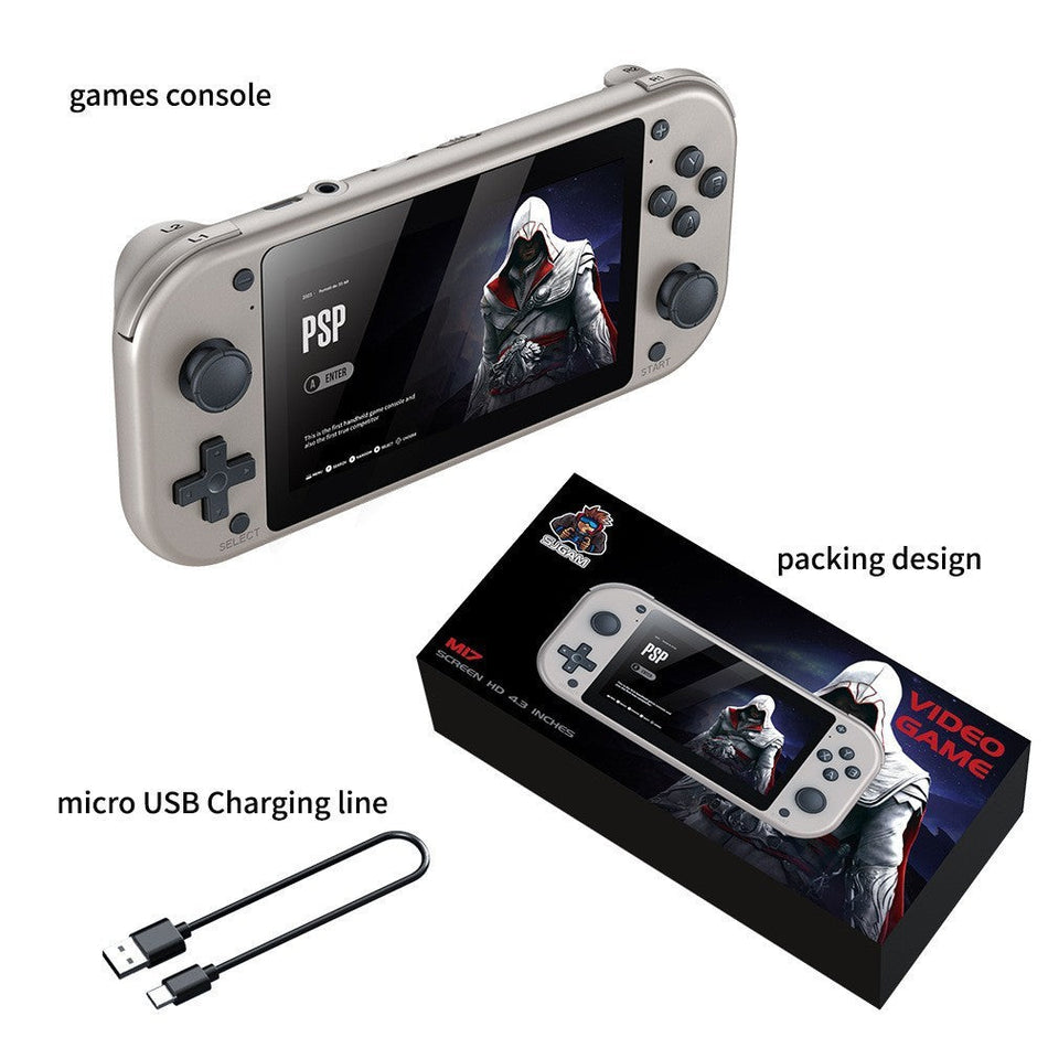 M17 Handheld Game Console with 4K High-Definition Display