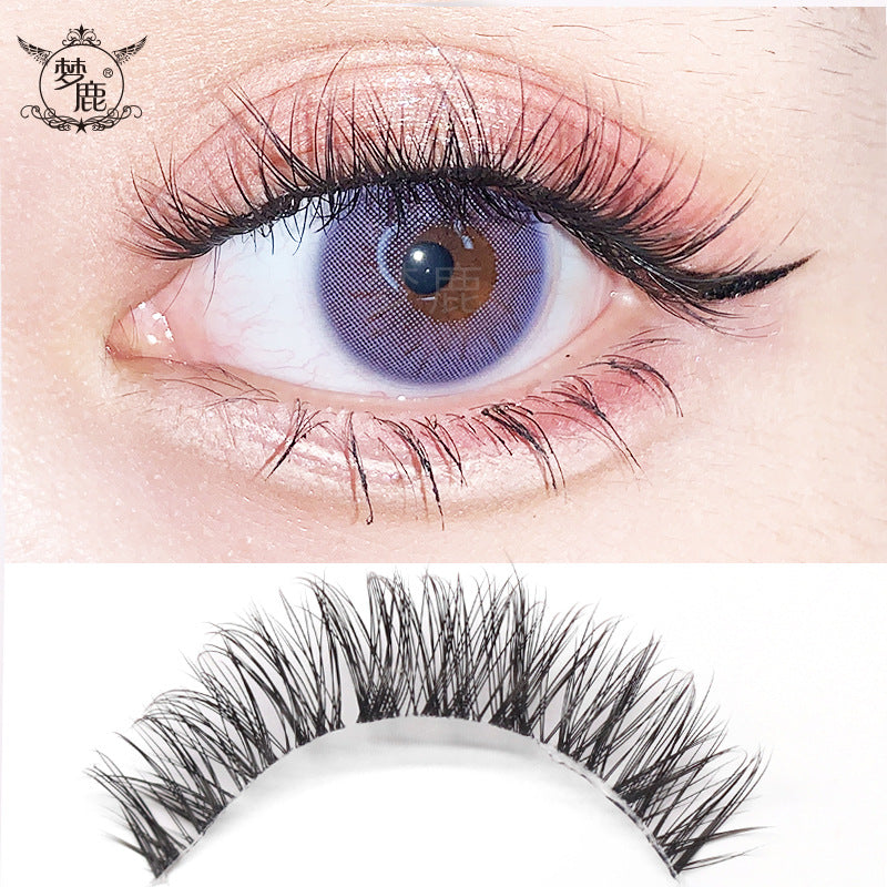 Menglu D214 4D False Eyelashes Natural Crisscross Thick Curling
