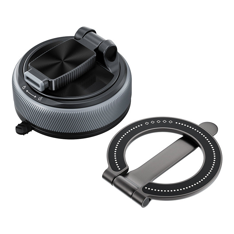 Magnetic Suction Cup Phone Stand for Car and Desktop Use