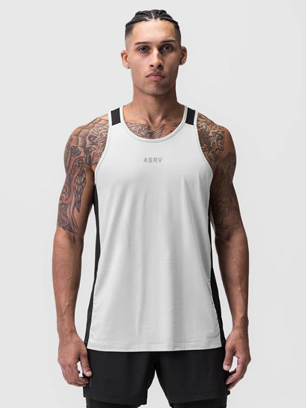 Men's Quick-Dry Sports Vest, Loose Fit Sleeveless Running Top