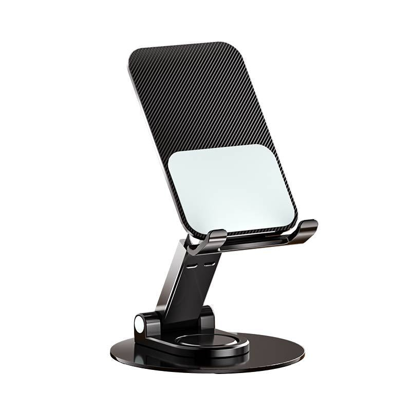 Foldable Metal Rotating Mobile Phone and Tablet Desktop Stand