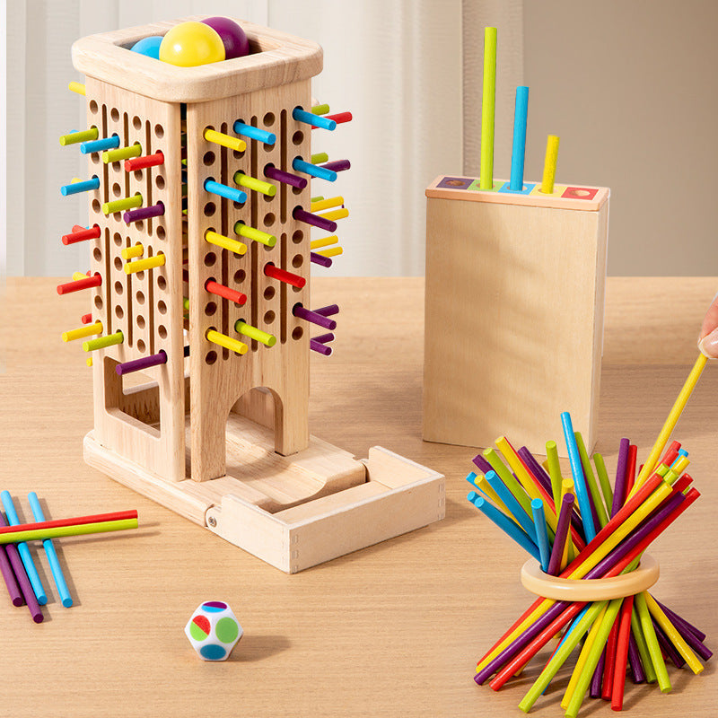 Wooden Balance Stick Game for Focus and Coordination
