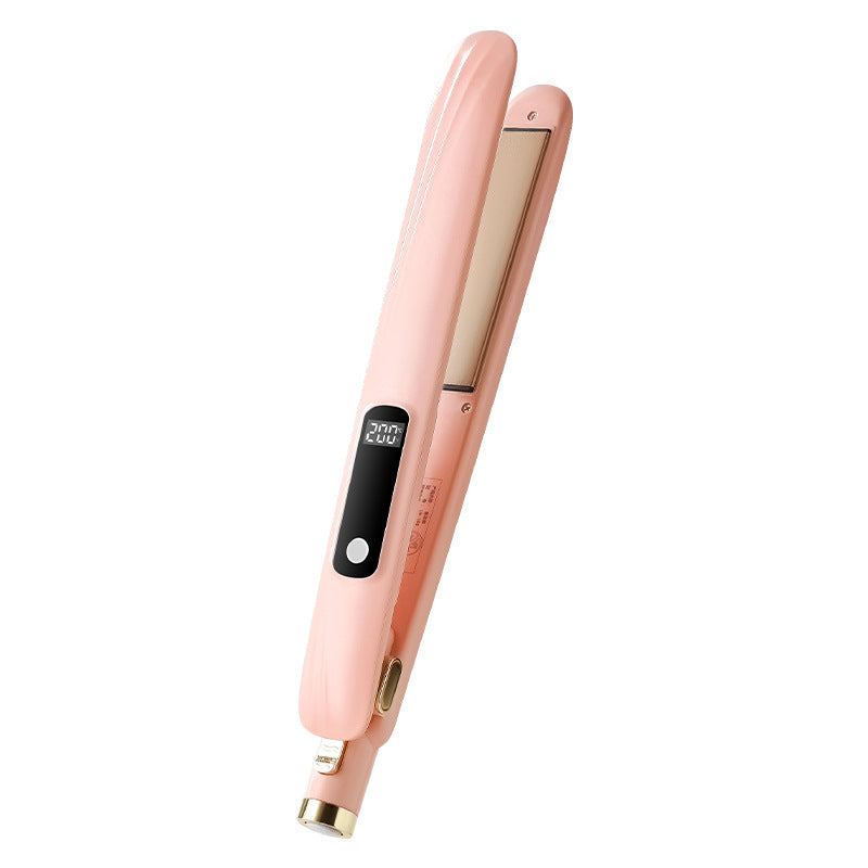 Mini Dual-Purpose Hair Straightener Curling Rod Portable Styler